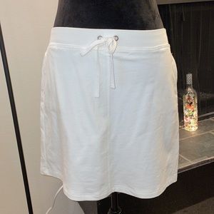 Karen Scott White Skort